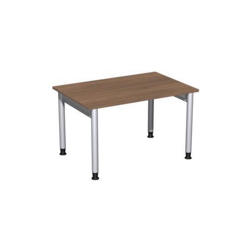 Höhenverstellbarer Schreibtisch,HxBxT 680-820x1200x800mm,Platte Nussbaum