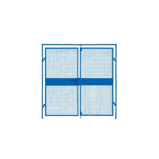 Doppel-Flügeltür, f. Trennwandsystem, HxB 2200x2000mm, RAL5002