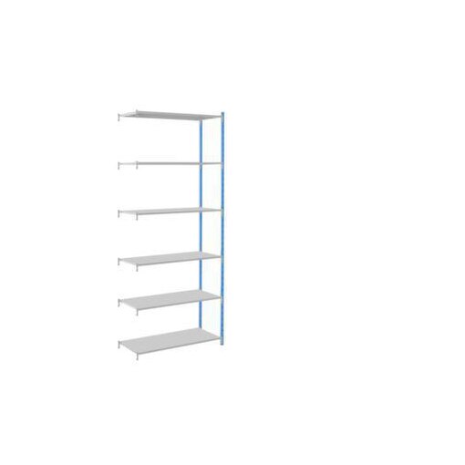 Aktenregal,Anbaufeld,HxBxT 2000x1030x300mm,Fachlast 125kg,6xStahlboden