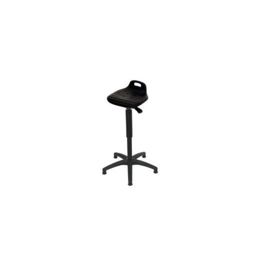 Stehhilfe, PU-Schaum-Sitz schwarz, Sitz H 570-820mm, Gestell schwarz