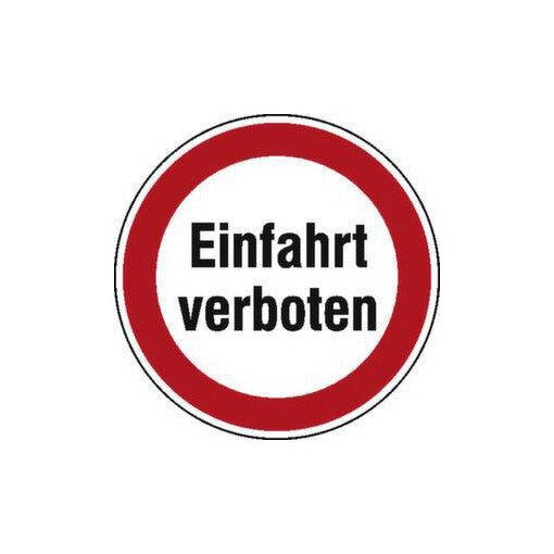 Verbotsschild, 