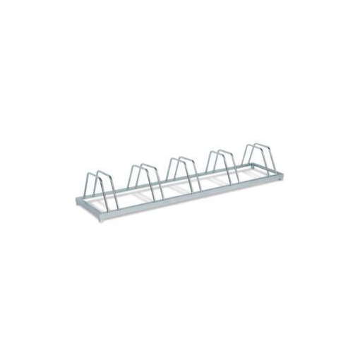 Fahrradständer, L 1580mm, 5 Einstellplätze, Nutzung beidseitig, verzinkt