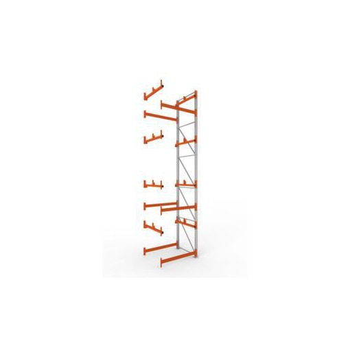 Kabeltrommelregal,MULTIPAL,Anbaufeld,HxBxT 5500x1385x1100mm,4xAuflage