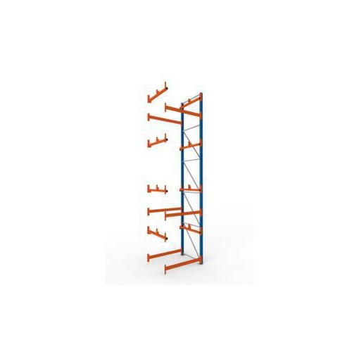 Kabeltrommelregal,MULTIPAL,Anbaufeld,HxBxT 5500x1385x1100mm,4xAuflage