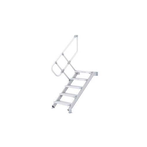 Industrietreppe, Podest H 3, 25m, 13 Stufen, Stufen T 175mm, 60° Neigung