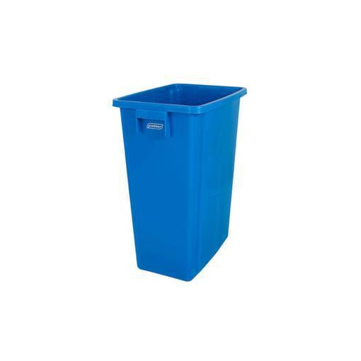 Wertstoffsammler, 60l, HxBxT 580x320x460mm, Korpus PP blau