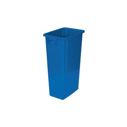 Wertstoffsammler, 80l, HxBxT 762x320x460mm, Korpus PP blau