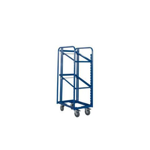 Etagenwagen,Tragl. 200kg,3 Etage(n),Ladefl. LxB 410x610mm,Stahlplatte