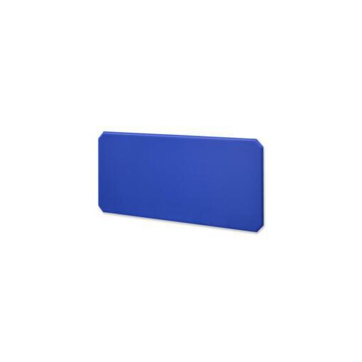 Akustik-Wandabsorber, HxB 600x1200mm, Stoff blau