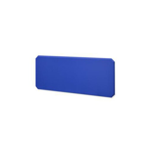 Akustik-Wandabsorber, HxB 600x1400mm, Stoff blau