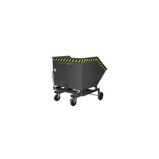 Späne-Kippwagen,HxLxB 1290x1420x1340mm,1m³,Tragl. 300kg,RAL7021,Rollen