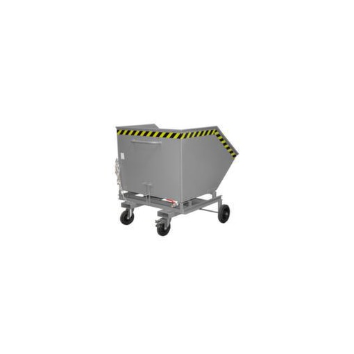 Späne-Kippwagen,HxLxB 1290x1420x1340mm,1m³,Tragl. 300kg,RAL7005,Rollen