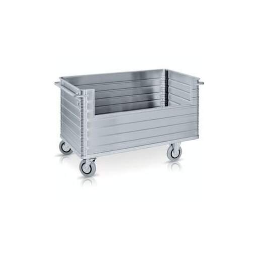 Alu-Kastenwagen,Ladefl. LxB 1500x900mm,945l,HxLxB 980x1650x950mm,4 Wände