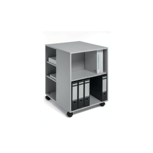 Beistellschrank, HxBxT 748x528x592mm, grau, 6 Ebene(n), 2 OH