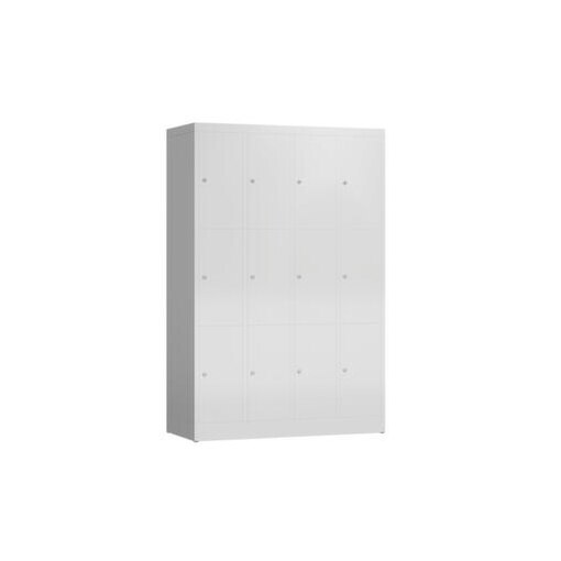 Schließfachschrank, HxBxT 1800x1185x500mm, 4x3 Fächer, Zyl.-Schl.