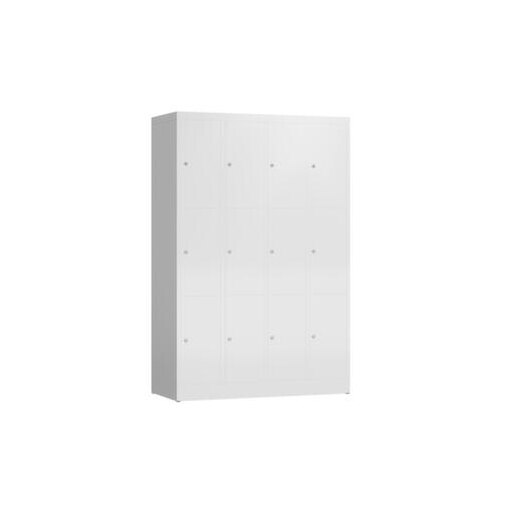 Schließfachschrank, HxBxT 1800x1185x500mm, 4x3 Fächer, Zyl.-Schl.