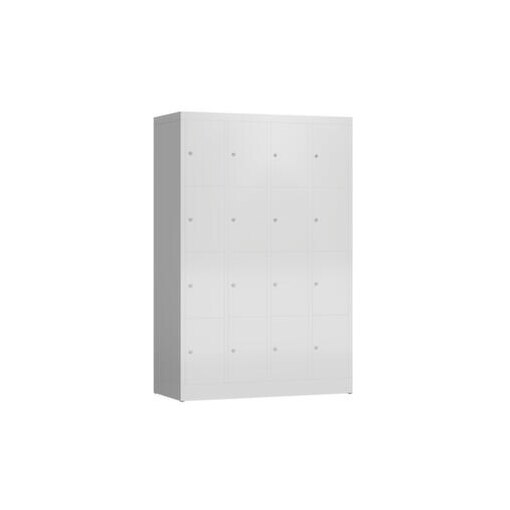 Schließfachschrank, HxBxT 1800x1185x500mm, 4x4 Fächer, Zyl.-Schl.