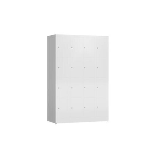 Schließfachschrank, HxBxT 1800x1185x500mm, 4x4 Fächer, Zyl.-Schl.