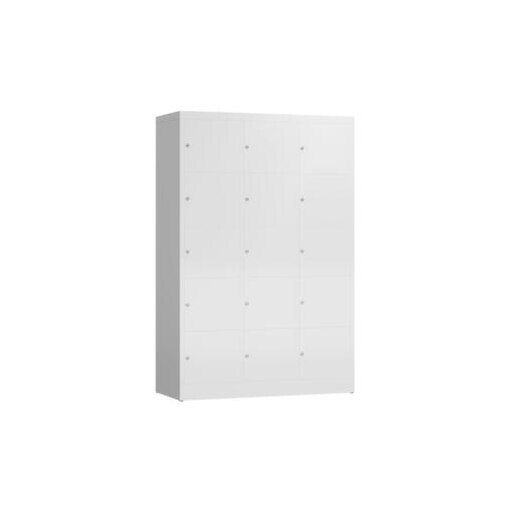 Schließfachschrank, HxBxT 1800x1185x500mm, 3x5 Fächer, Zyl.-Schl.