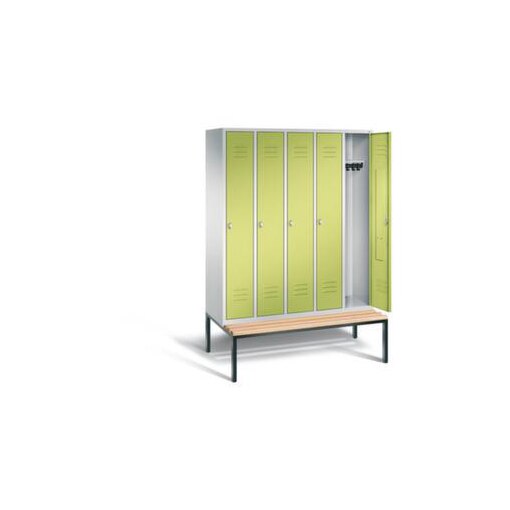 Sitzbankschrank,HxBxT 2090x1480x815mm,Korpus RAL7035,Front RDS1108060