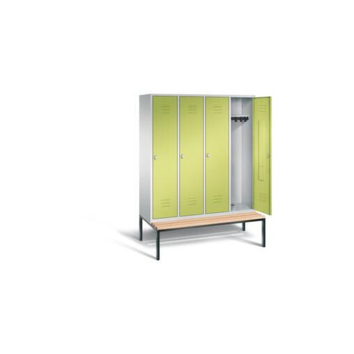 Sitzbankschrank,HxBxT 2090x1590x815mm,Korpus RAL7035,Front RDS1108060