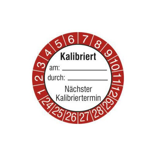 Prüfplakette, Prüfzeitraum 24-29