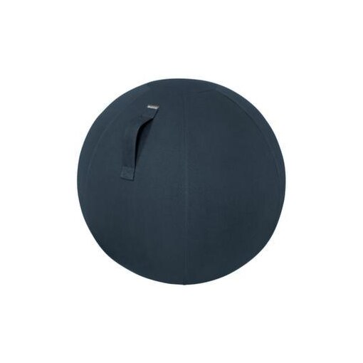 Sitzball, Sitz PVC, Sitz Stoff samtgrau