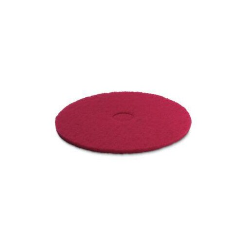 Pad, f. Einscheiben-Reinigungsm., 5 Pads, mittelweich, Ø 432mm, rot