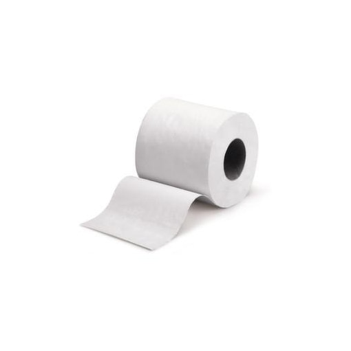 Toilettenpapier, Rolle, 200 Blatt, 2-lagig, Zellulose, weiß