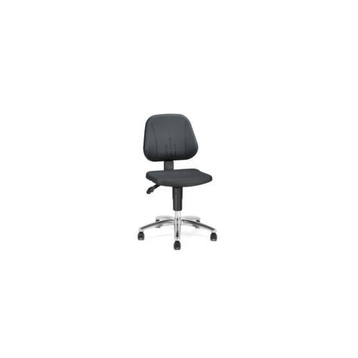 ESD-Arbeitsdrehstuhl, Muldensitz schwarz, Sitz HxBxT 440-620x440x410mm