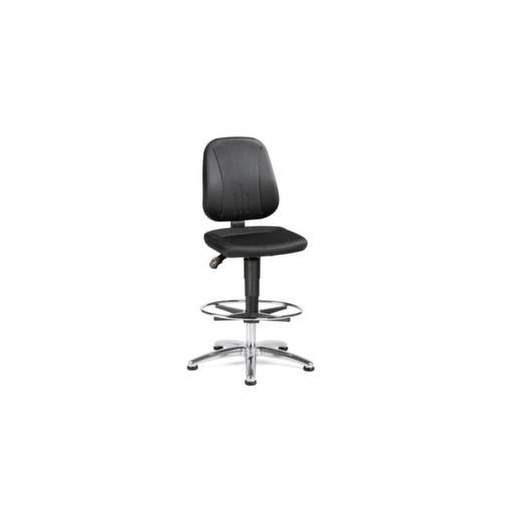 ESD-Arbeitsdrehstuhl, Sitz Stoff schwarz, Sitz HxBxT 580-850x460x470mm