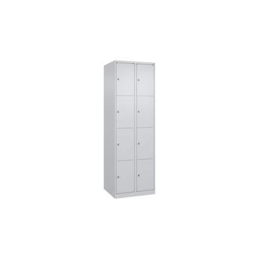 Schließfachschrank, HxBxT 1850x600x500mm, 2x4 Fächer, Zyl.-Schl.