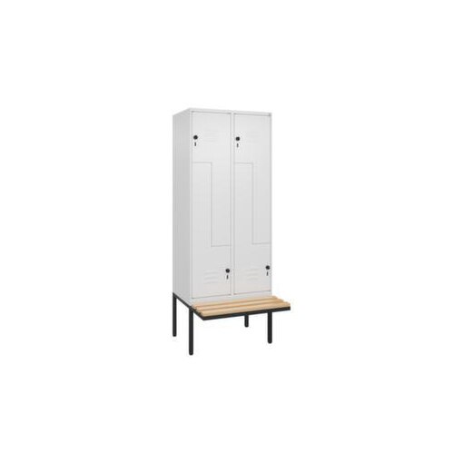 Z-Garderobenschrank, HxBxT 2120x800x815mm, 4 Abt., Abt. B 400mm