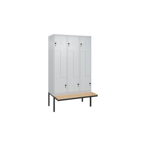 Z-Garderobenschrank, HxBxT 2120x1200x815mm, 6 Abt., Abt. B 400mm