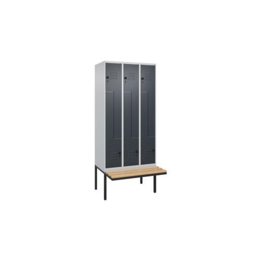 Z-Garderobenschrank, HxBxT 2120x900x815mm, 6 Abt., Abt. B 300mm