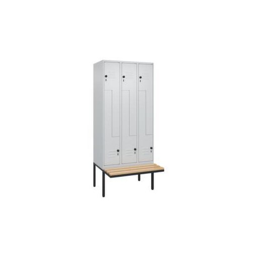 Z-Garderobenschrank, HxBxT 2120x900x815mm, 6 Abt., Abt. B 300mm