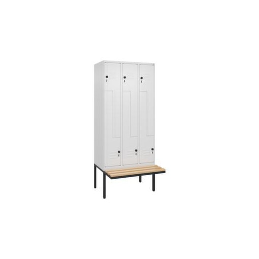 Z-Garderobenschrank, HxBxT 2120x900x815mm, 6 Abt., Abt. B 300mm