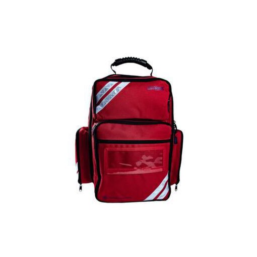 Rettungsrucksack, Cordura, rot, HxLxB 210x450x270mm