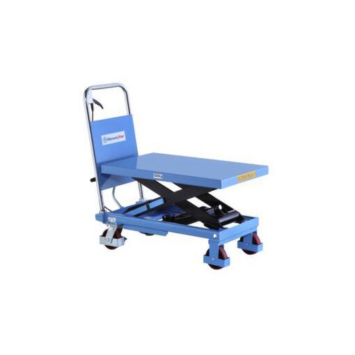 Mobiler Scherenhubtisch, Tragl. 500kg, Plattform LxB 855x500mm