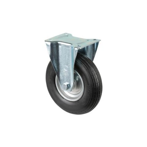 Bockrolle, Tragl. 75kg, ØxB 200x50mm, PU gerillt, Rollenlager