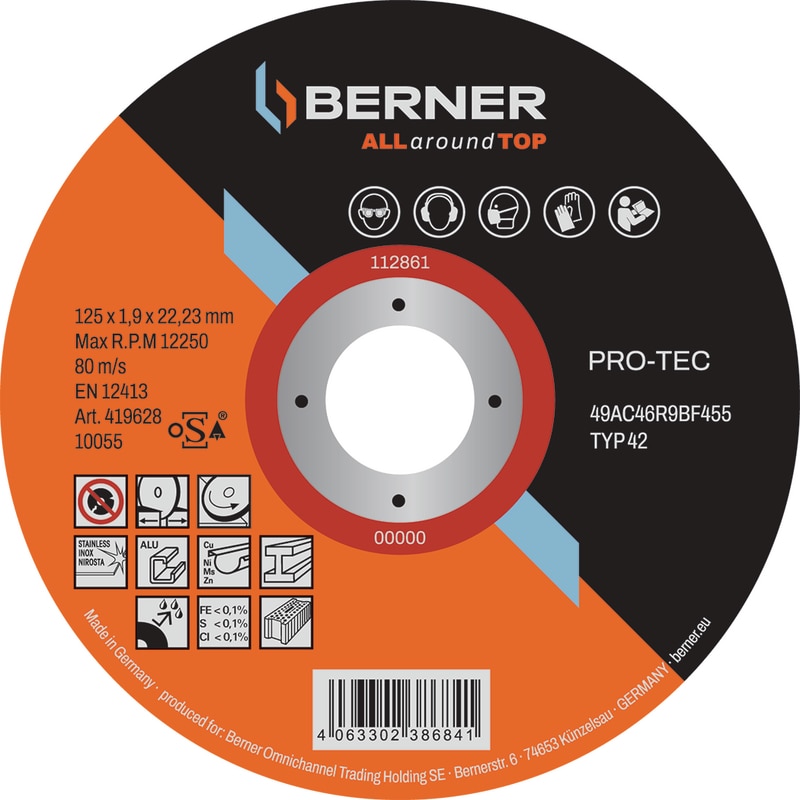 Disco corte rectificado ALLaround Top