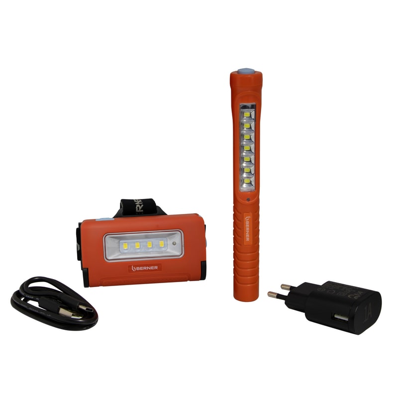 Zestaw Lampa czołowa + Penlight LED

