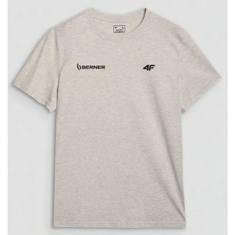 T-SHIRT SZARY MELANŻ - PROMOCJA LATO 2025