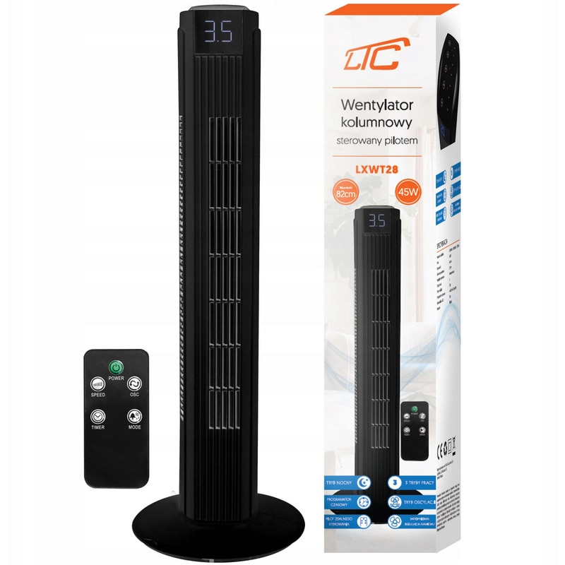 Wentylator kolumnowy 82cm 45W









