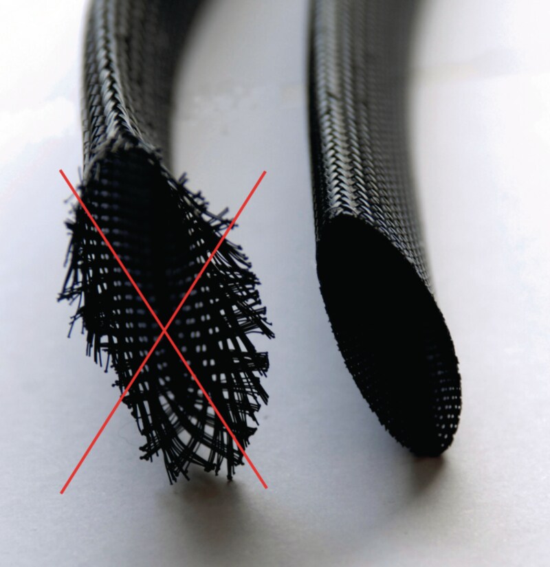 Braided Cable sleeve, Poliamīds 6.6 Berner®