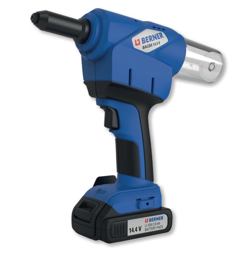Rivettatrice a batteria BACBR 14.4V, 14.4 V, 2.0 Ah, Ioni di litio