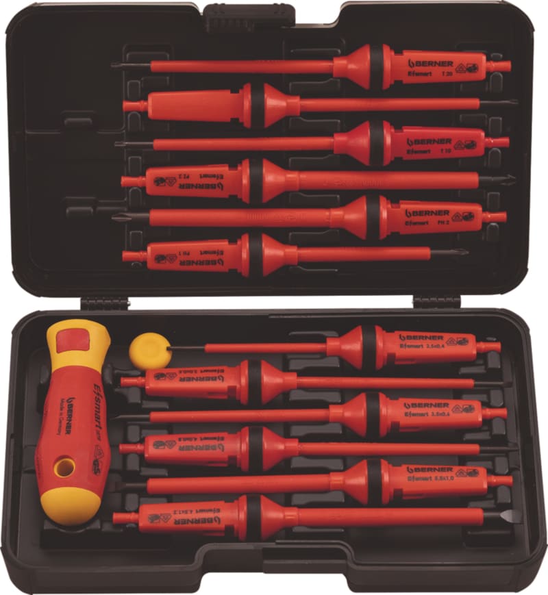 KING TONY - Trousse de tournevis à lames interchangeables 16 pièces